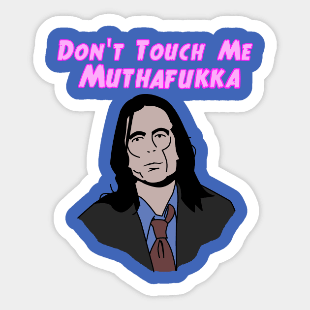 Room: Don't Touch Me Sticker by TipToeTee